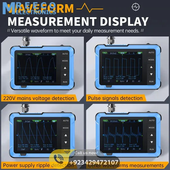 FNIRSI® DSO-510 10MHz 48MS/s Mini Handheld Digital Oscilloscope Signal Generator