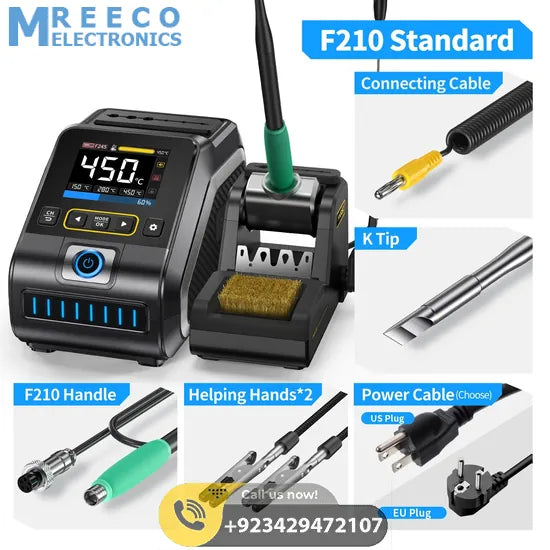 FNIRSI® DWS-200 200W Power Repaid Heating Soldering Iron Station Kit