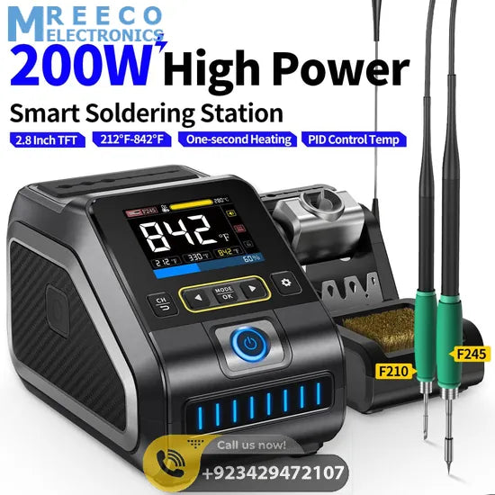 FNIRSI® DWS-200 200W Power Repaid Heating Soldering Iron Station Kit