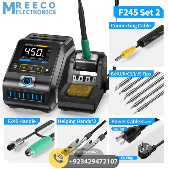 FNIRSI® DWS-200 200W Power Repaid Heating Soldering Iron Station Kit
