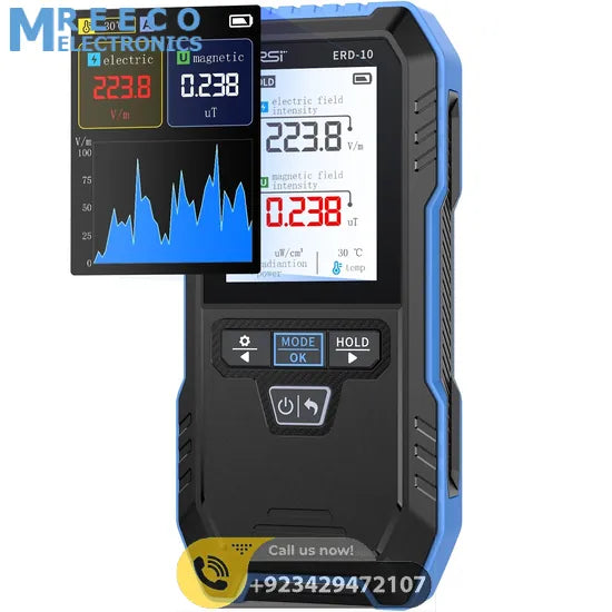FNIRSI® ERD-10 4-IN-1 Electromagnetic Radiation Detector