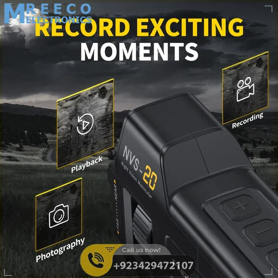 FNIRSI® NVS-20 4K HD Monocular Night Vision Device Infrared 6x Digital Zoom