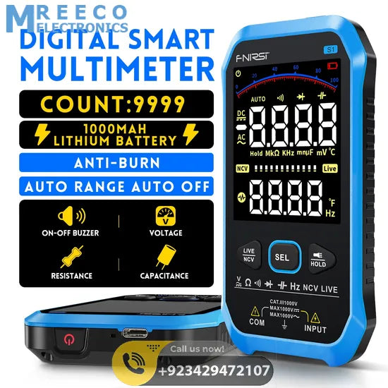 FNIRSI® S1 Large Screen Digital Display Smart Multimeter