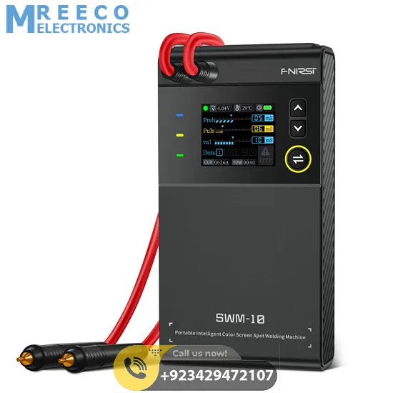 FNIRSI® SWM-10 Portable Intelligent Color Screen Spot Welding Machine
