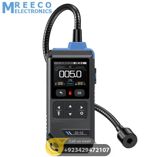 FNIRSI® GD-02 Portable Combustible Gas Detector Color Screen Methane Propane Isobutane Monitor