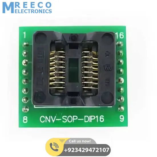 SOP 16-Pin SMD Socket – High Quality at Best Price in Pakistan | Mreeco.com