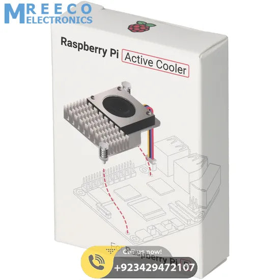 Raspberry Pi 5 Active Cooler with Aluminum Heatsink in Pakistan