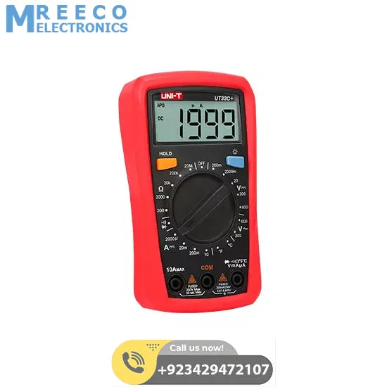 UNI-T UT33C+ Palm Size Digital Multimeter DMM