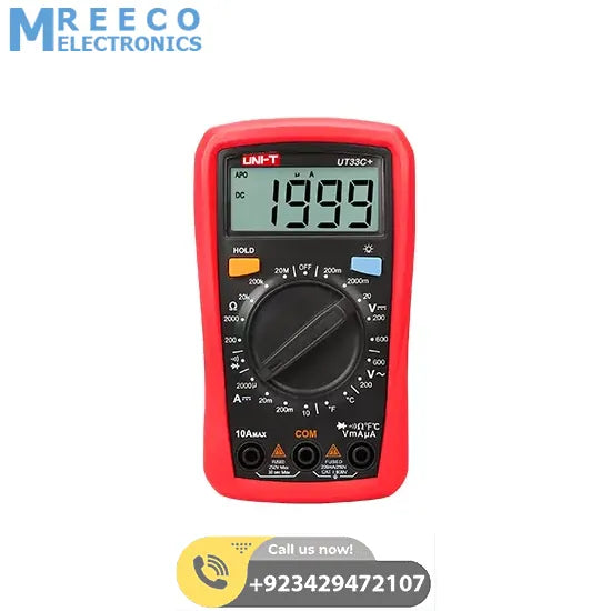 UNI-T UT33C+ Palm Size Digital Multimeter DMM