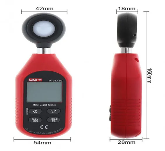 Uni-T UT 383BT LCD Display Mini Portable Digital Iluminometer