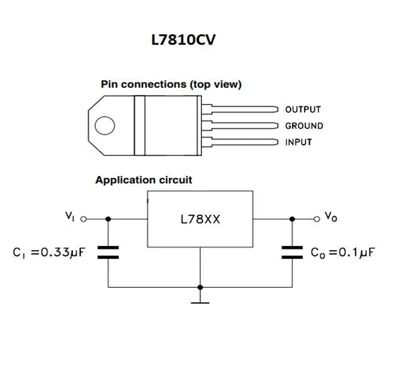 L7810 voltage regulator