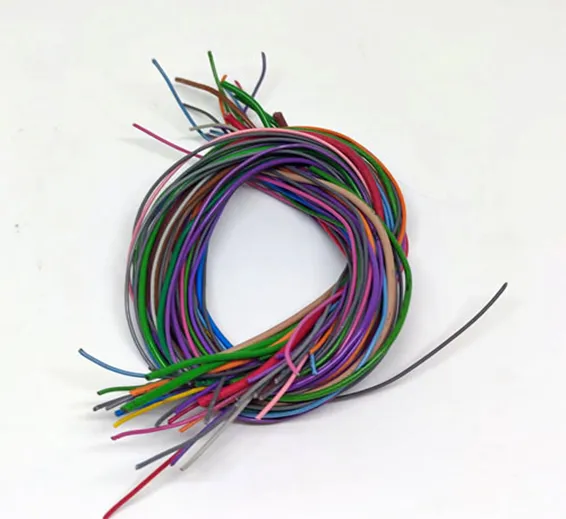 Multiple size Flexible wires jumper wire solder able wires different colors Mix Length 50Grm Used In Pakistan