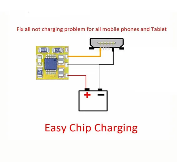 Easy chip Charge IC Chip Board Module Solve Charging Problem for Mobile Repairing