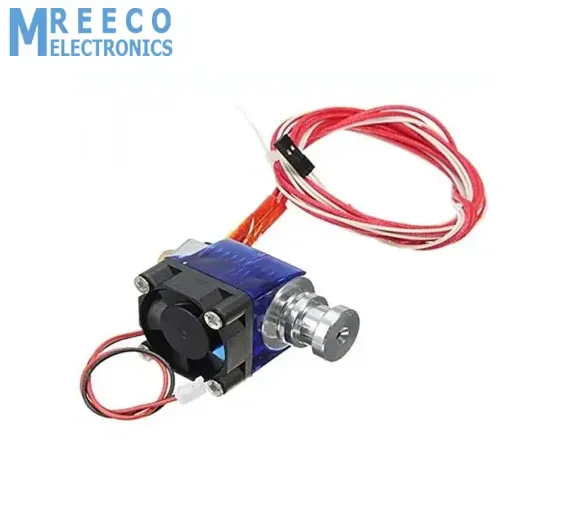 Short Distance V6 J head All metal hooted Extruder with cooling fan for 1.75/3mm 12V 0.4mm Nozzle