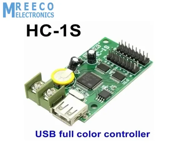 P10 RGB Controller HC-1S Full Color RGB LED Control card With 2*hub75b Port