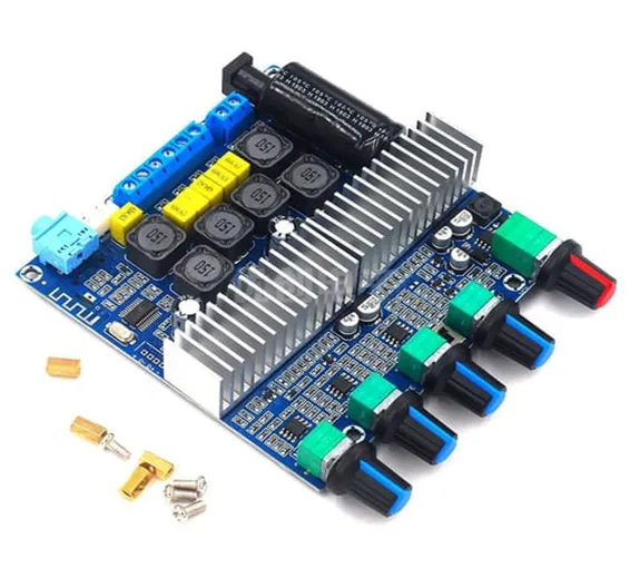 2.1 Channel Audio Stereo Equalizer Bluetooth HIFI Power Subwoofer Amplifier Board TPA3116D2