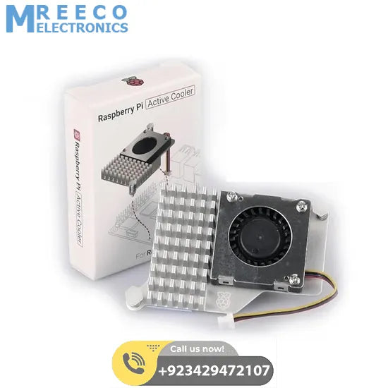 Raspberry Pi 5 Active Cooler with  Aluminum Heatsink in Pakistan