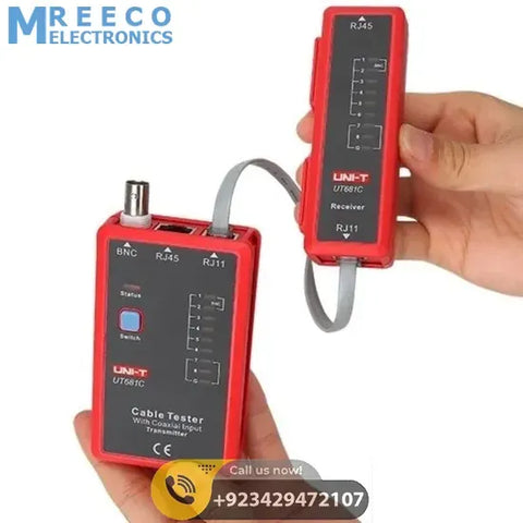 UNI T Network Wire Cable Tester UT681L - Front View