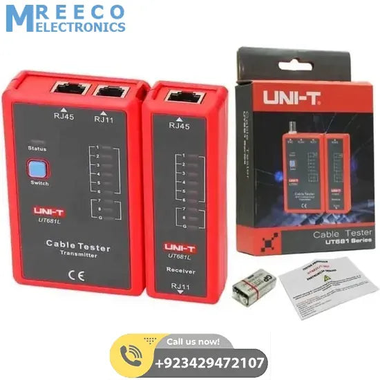 UNI T Network Wire Cable Tester UT681L - Side View