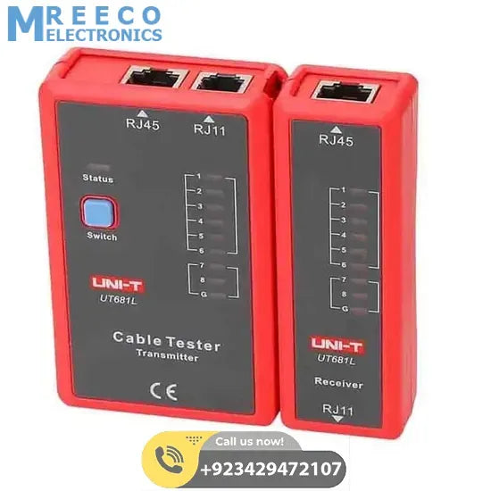 UNI T Network Wire Cable Tester UT681L - Top View