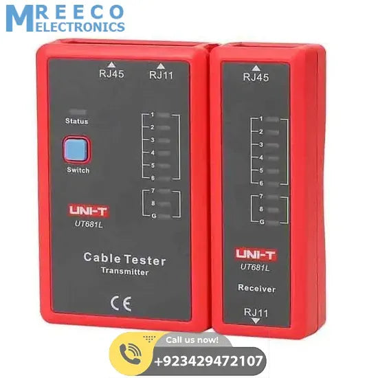 UNI T Network Wire Cable Tester UT681L - Bottom View