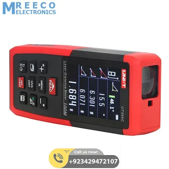UNI T Digital Laser Distance Meter UT395C - Top View