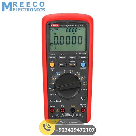 UNI-T Industrial True RMS Digital Multimeter UT171A - Front View