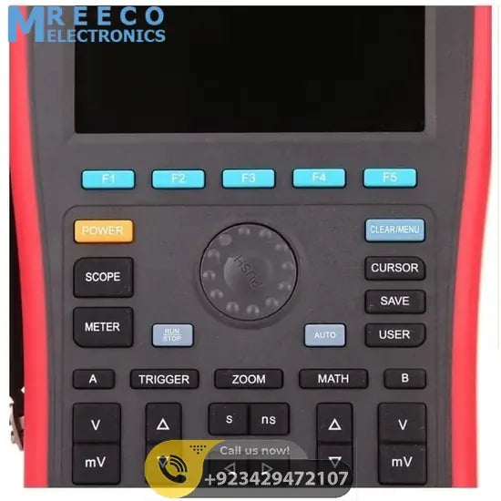 Handheld Digital Storage Oscilloscope DSO UNI T UTD1202C - Side View
