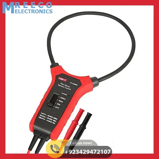 UNI-T UT-CS09A AC 3000A Flexible Clamp Meter Multimeter Flex Clamp Sensor - Side View