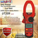 True RMS Digital Clamp Meter 1000A UNI T UT209 - Side View