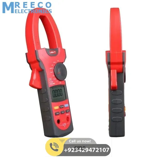 True RMS Digital Clamp Meter 1000A UNI T UT209 - Bottom View