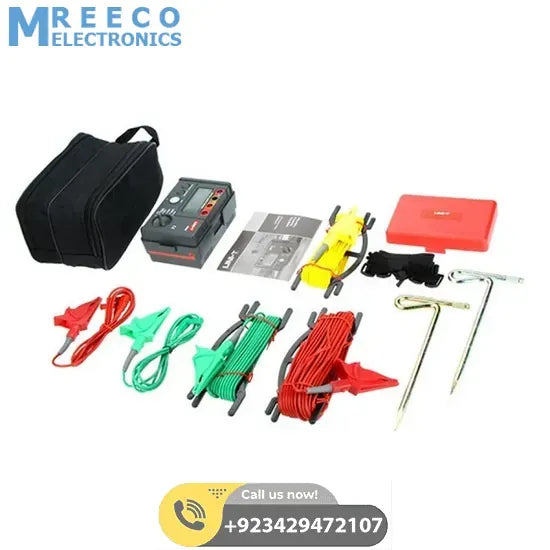 UNI T UT522 Earth Resistance Meter Tester - Side View