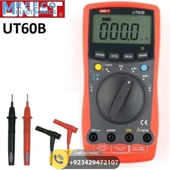 Digital Multimeter UNI T UT60B - Front View