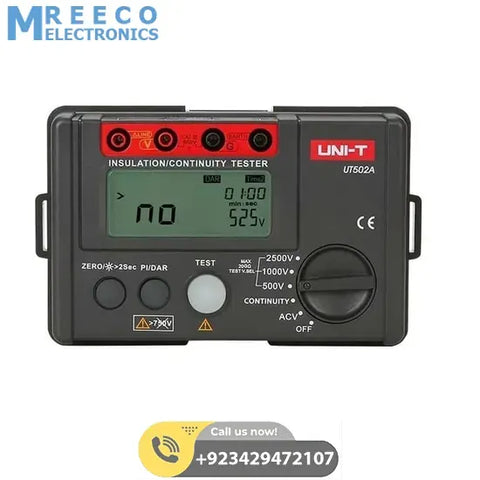 UNI T Insulation Resistance Tester UT502A - Front View