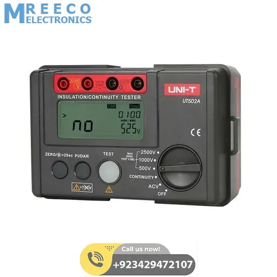 UNI T Insulation Resistance Tester UT502A - Back View