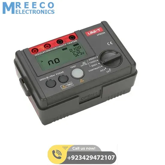 UNI T Insulation Resistance Tester UT502A - Top View