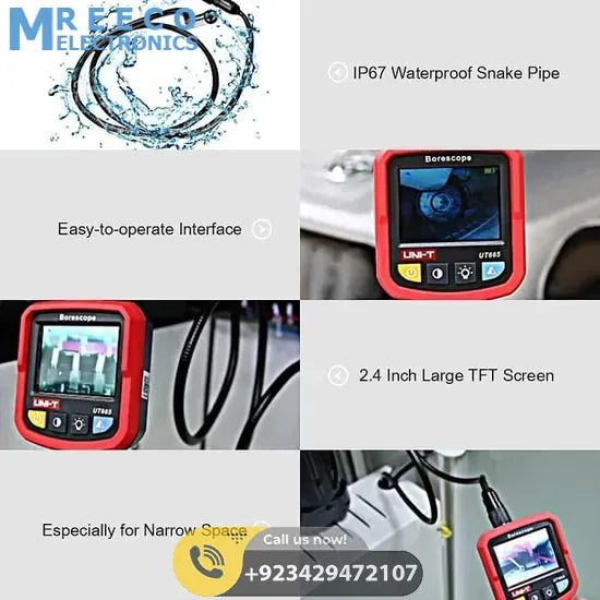 UNI T UT665 Endoscope Borescope - Bottom View