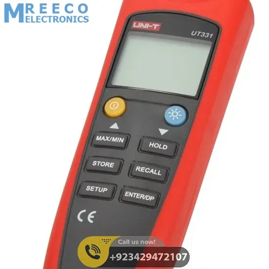 UNI T Digital Thermo Hygrometer UT331 - Side View