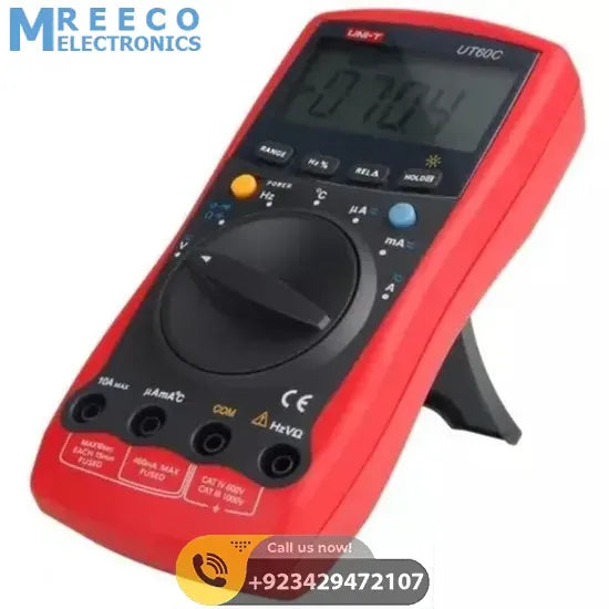 Digital Multimeter UNI T UT60C - Front View