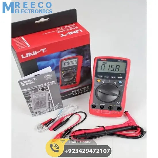 Digital Multimeter UNI T UT60C - Bottom View