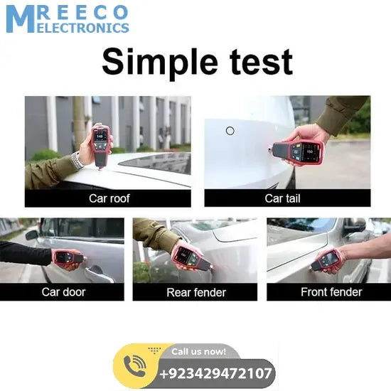 UNI T UT343D Coating Thickness Gauge Meter Tester - Display View