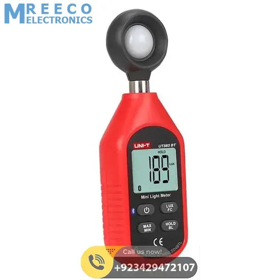 Uni-T UT 383BT LCD Display Mini Portable Digital Iluminometer - Front View