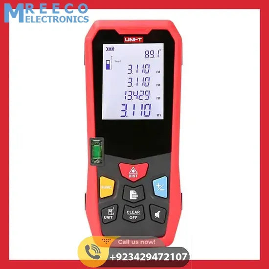 UNI-T LM80 laser distance meter - Side View