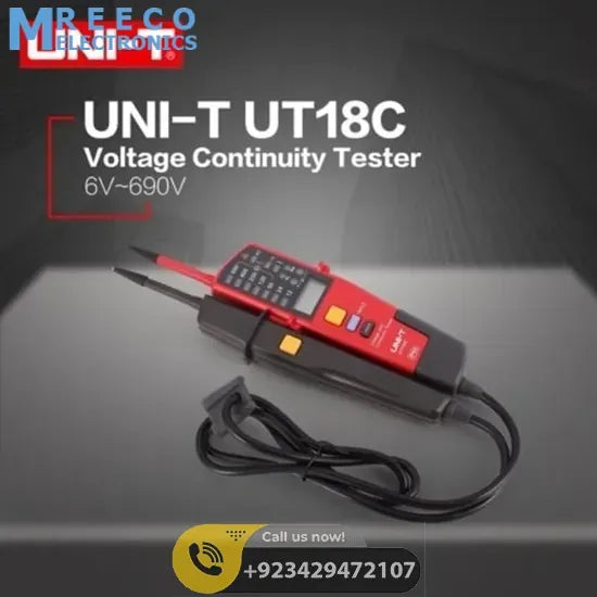UNI T Digital Voltmeter UT18C - Back View