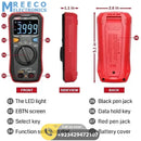 UNI T UT123 Residential Digital Multimeter - Angle View