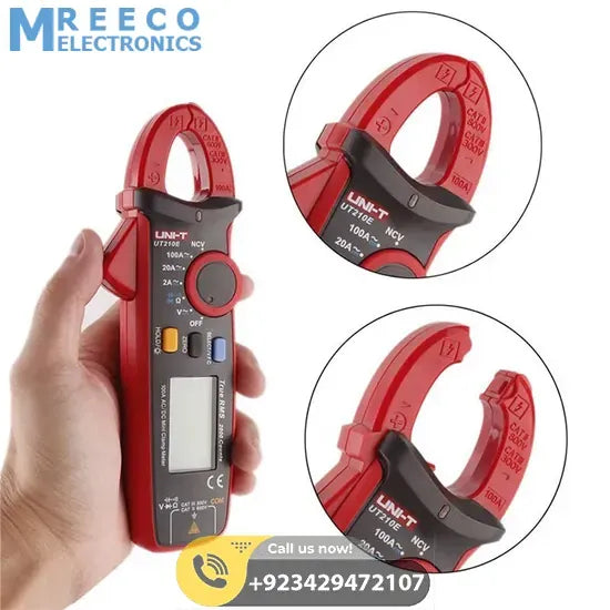 UNI T UT210E Digital Mini Clamp Meter - Bottom View