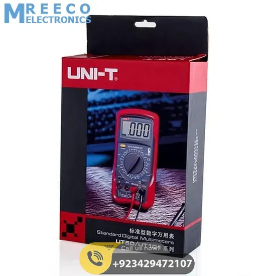 UNI T UT52 Standard Digital Multimeter - Display View