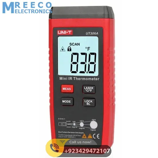 UNI T Mini Infrared Thermometer UT306A - Front View