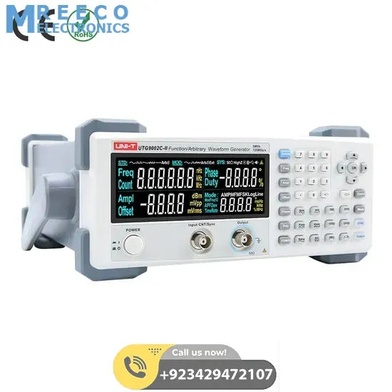 UNI T UTG9002C II Arbitrary Waveform Function Generator - Side View