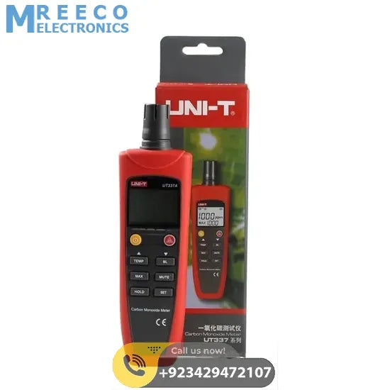 UNI T Carbon Monoxide Meter UT337A - Side View